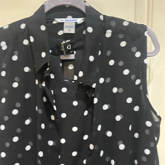 Two pieces Nygard asymmetrical and jacket 16 Black White - Picture 8 of 9